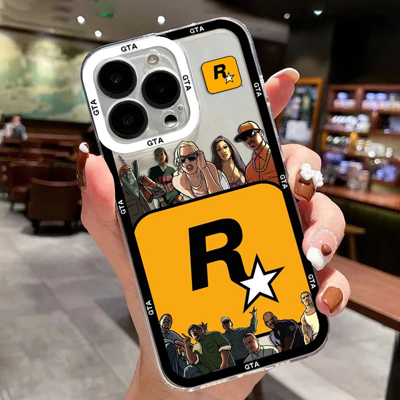 GTA Rockstar Phone Case For iPhone Exclusive Edition