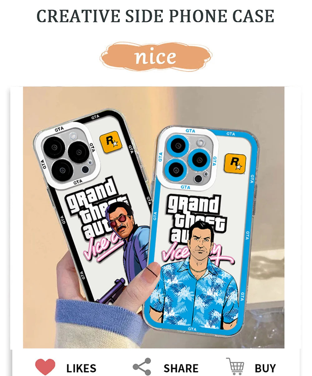 GTA Rockstar Phone Case For iPhone Exclusive Edition
