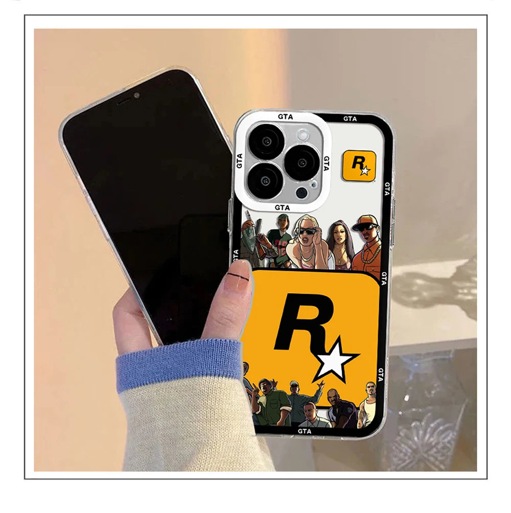GTA Rockstar Phone Case For iPhone Exclusive Edition
